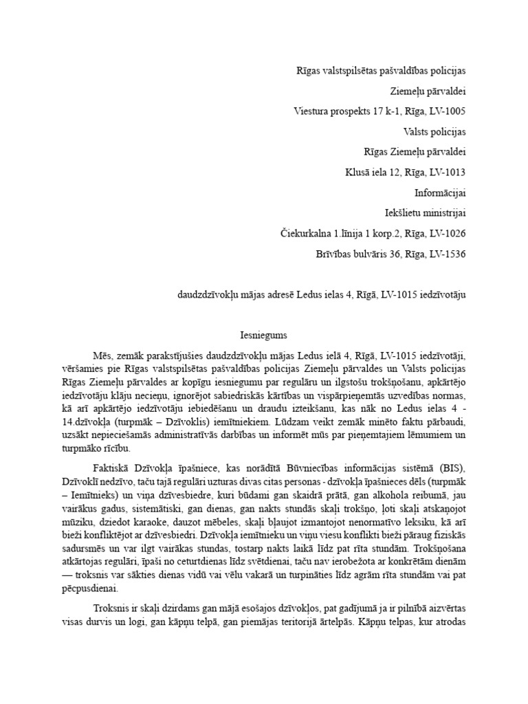 RPP VP IeM Kolektīvais Iesniegums Ledus 4 | PDF