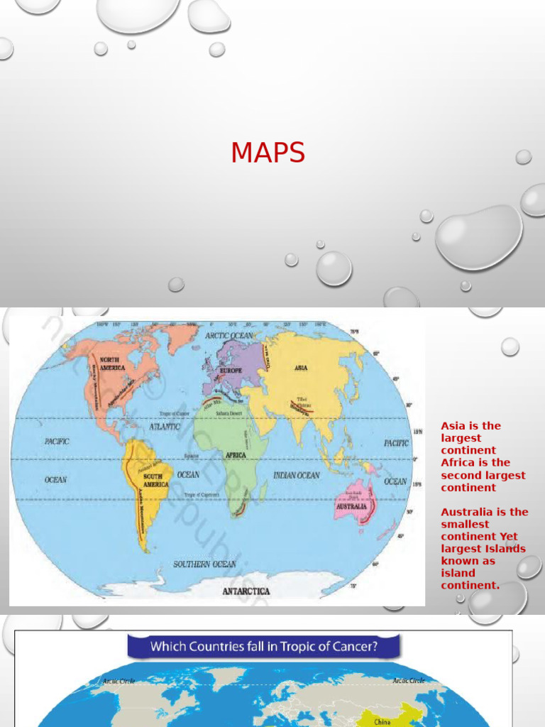 Geography of Continents and Major Rivers | PDF