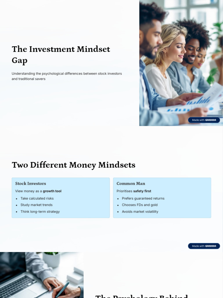 The Investment Mindset Gap | PDF | Stock Trader | Investing