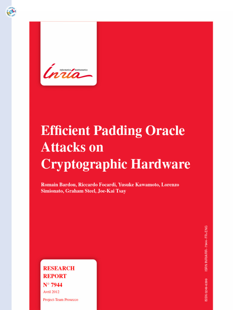 En - Efficient Padding Oracle Attacks On Cryptographic Systems | PDF ...