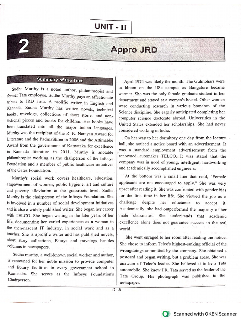 English 2 Unit | PDF