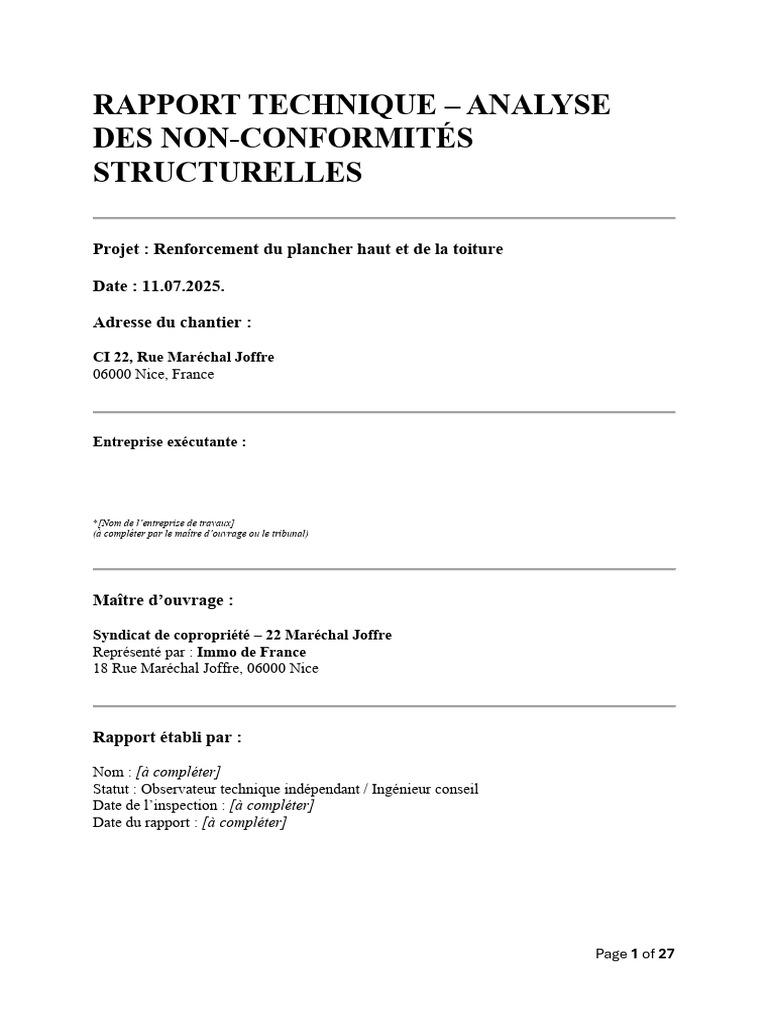 Analyse des Non-Conformités Structurelles | PDF | Soudage | Construction