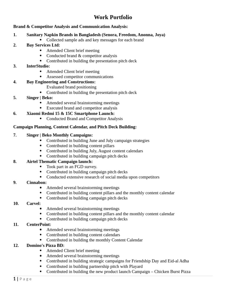 Brand Analysis and Campaign Strategies | PDF | Business Economics ...