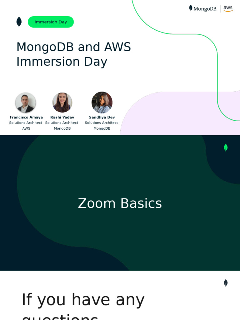 MongoDB and AWS Integration Workshop | PDF | Amazon Web Services | Mongo Db