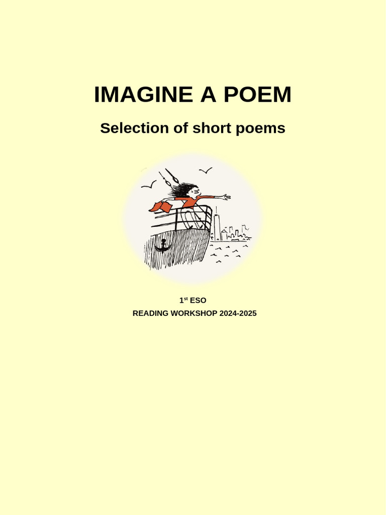 Short Poems for 1st ESO Reading Workshop | PDF