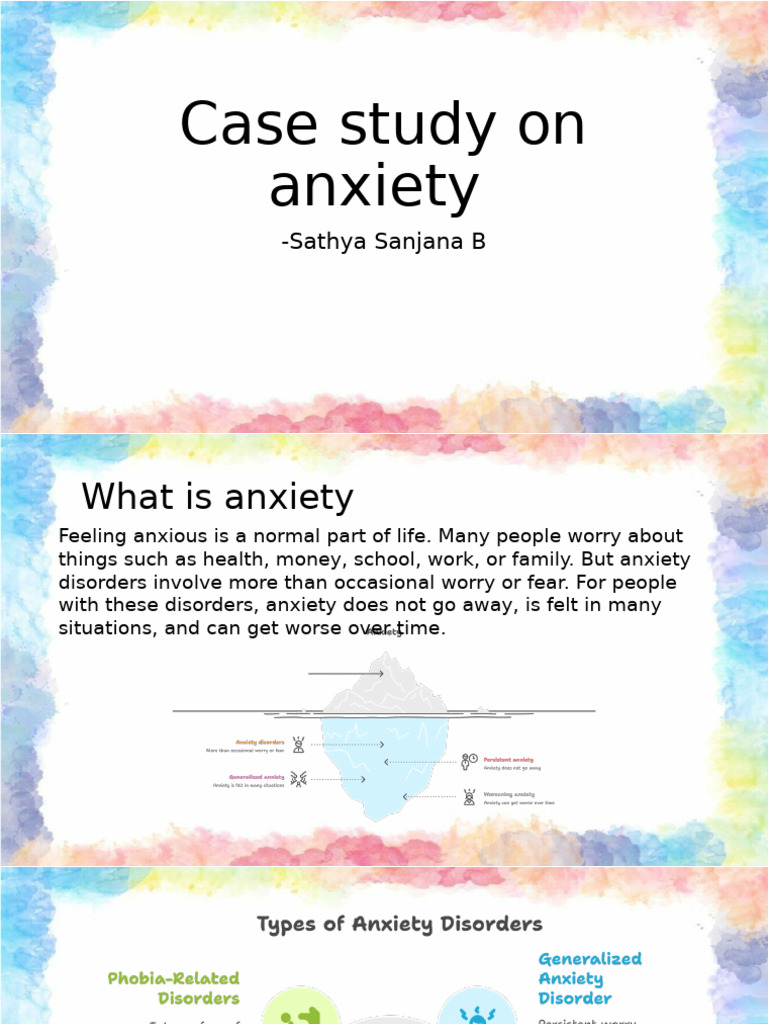 Understanding Anxiety Disorders: A Case Study | PDF