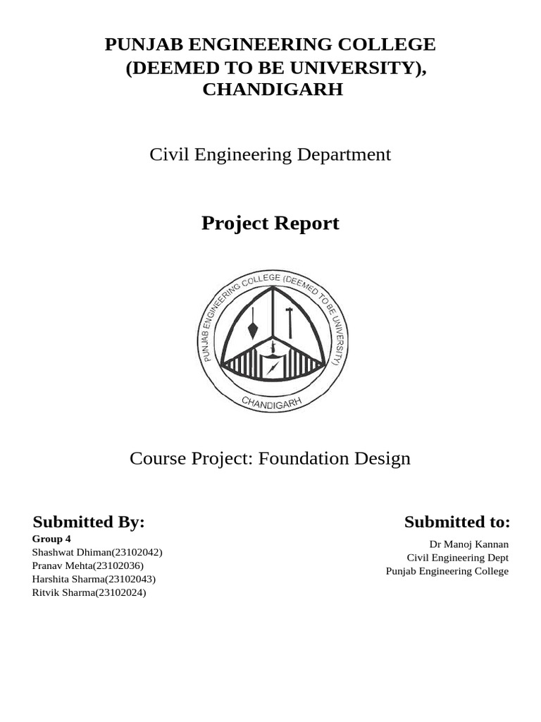 Final Report Foundation | PDF