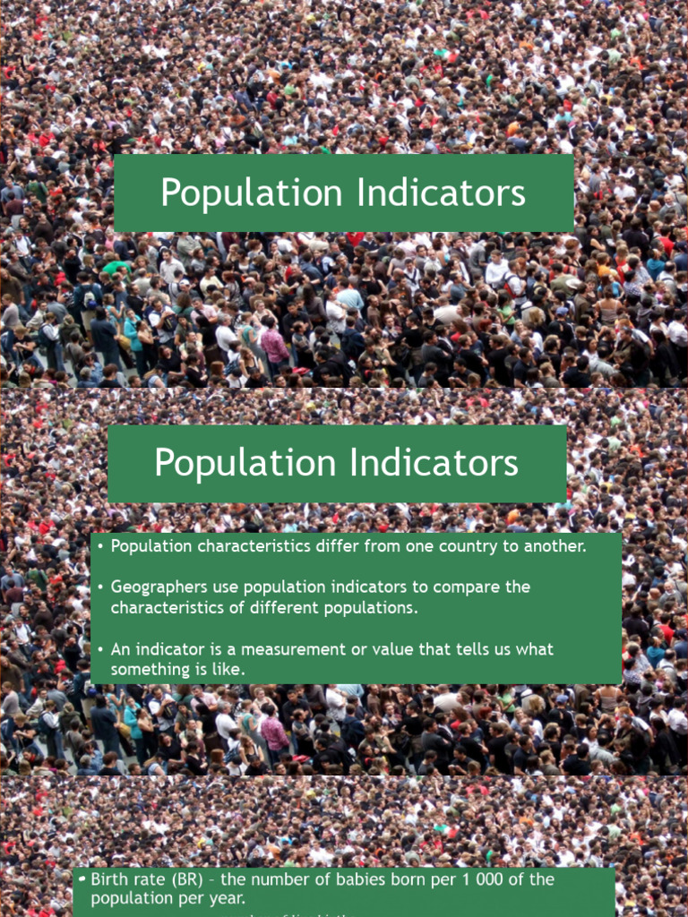 Key Global Population Indicators | PDF | Cost Of Living | Gross ...
