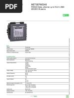 PM5320 Power Meter Data Sheet | PDF | Alternating Current | Ac Power