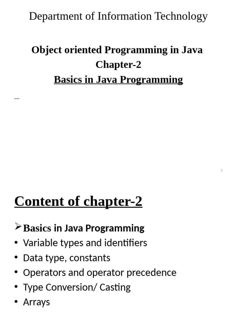 Java Programming Basics Explained | PDF | Constructor (Object Oriented ...