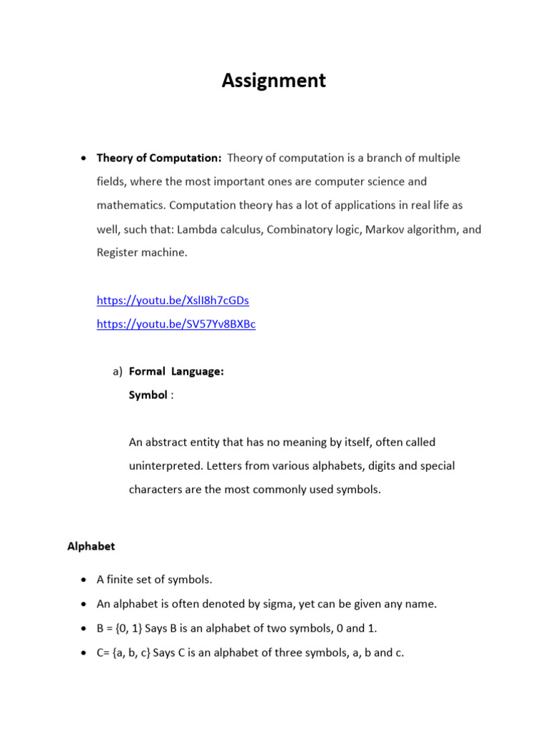 Assignment SCT | PDF | Automata Theory | Computer Science