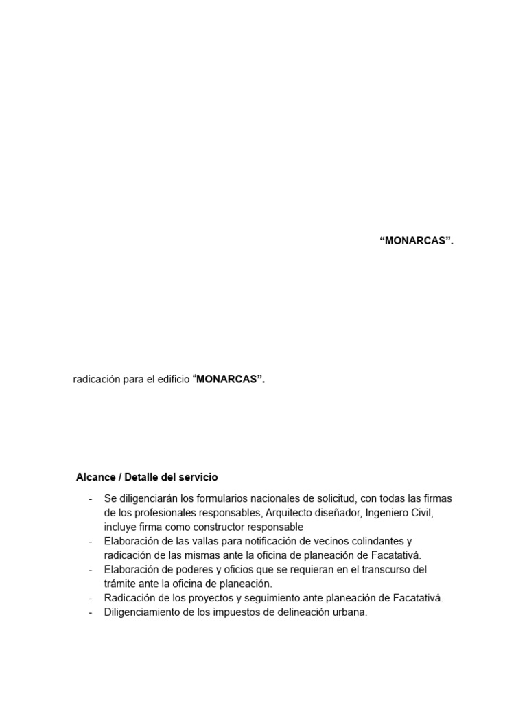 Oferta Económica para Licencia de Construcción | PDF | Arquitecto ...