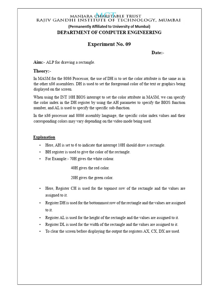 Exp 9 Coa | PDF