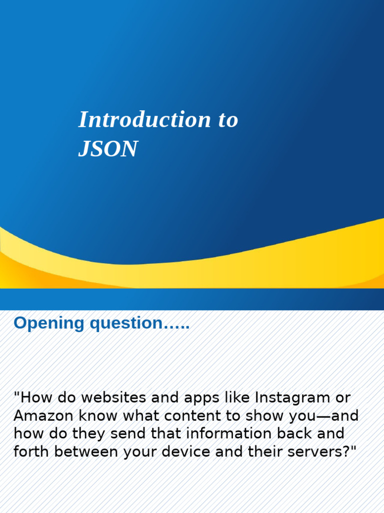 Understanding JSON: Structure and Usage | PDF | Xml | Json