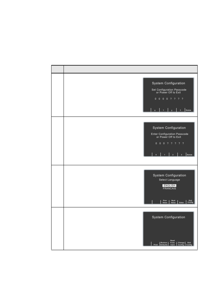 System Configuration Mode Guide | PDF | Menu (Computing) | Computer Science