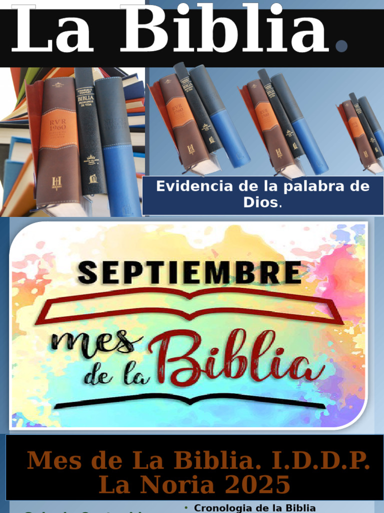 Historia y Estructura de la Biblia | PDF | Biblia | Viejo Testamento