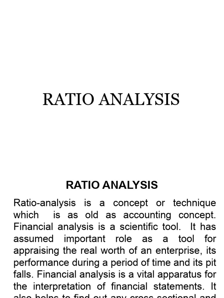 Understanding Ratio Analysis Techniques | PDF | Equity (Finance) | Cash ...