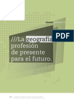 La Geografía Profesión Del Presente para El Futuro