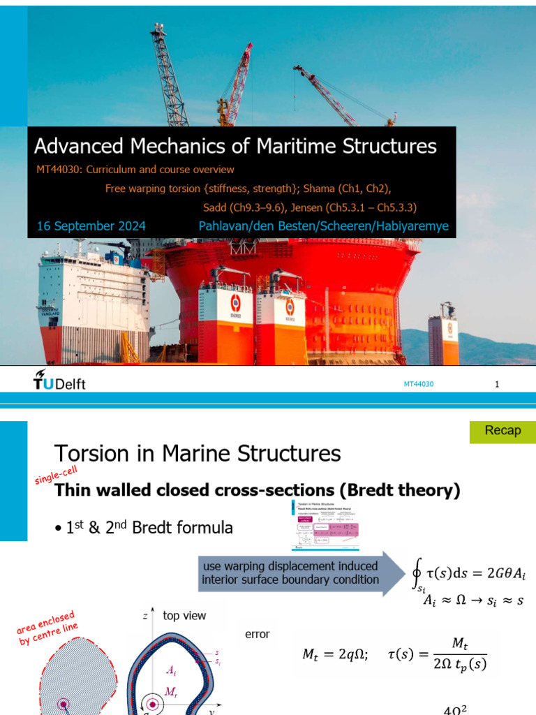 MT44030 - Advanced Mechanics - 2024 - 4 | PDF | Stress (Mechanics ...