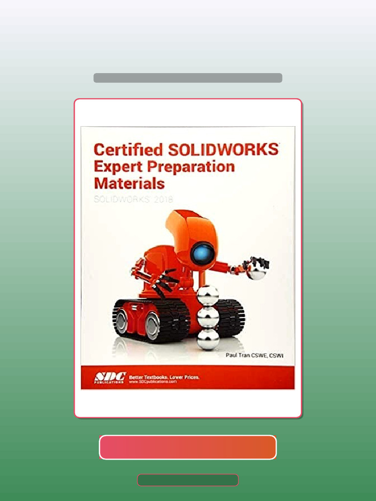 Answers For Certified SOLIDWORKS Expert Preparation Materials Ebook and ...