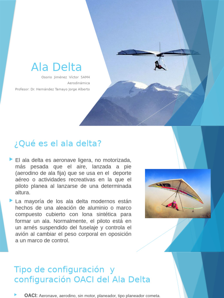 Introducción al Ala Delta: Historia y Características | PDF | Aeronave ...