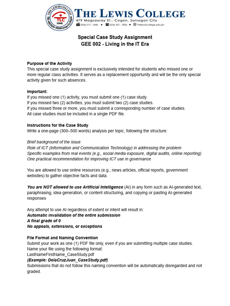 Case Study on ICT in Governance | PDF | Computing