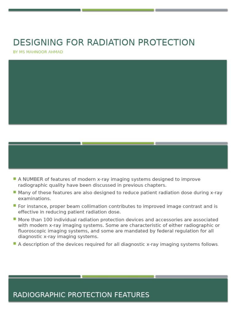 Designing For Radiation Protection | PDF | Radiography | X Ray