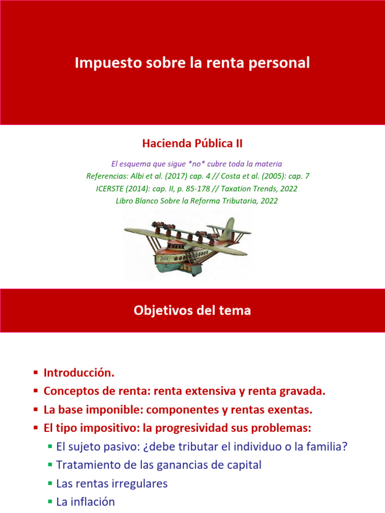 Análisis del Impuesto sobre la Renta Personal | PDF | Impuestos | Inflación