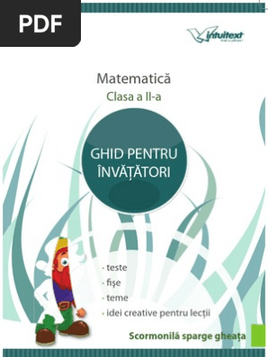 Ghid Pentru Invatatori Matematica Cls A Ii A Preview