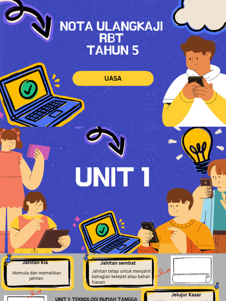 Nota Ulangkaji RBT Tahun 5: Jahitan & Tenaga | PDF