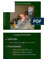 Laserterapia para cicatrização e dor