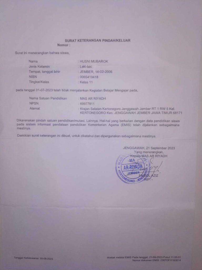 MUTASI | PDF