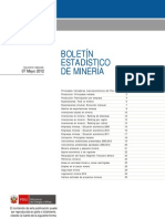 Boletin Estadistico de Mineria