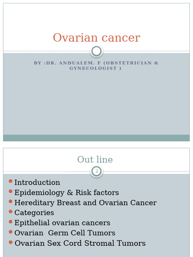 Ovarian Cancer Overview and Insights | PDF | Ovarian Cancer | Cancer