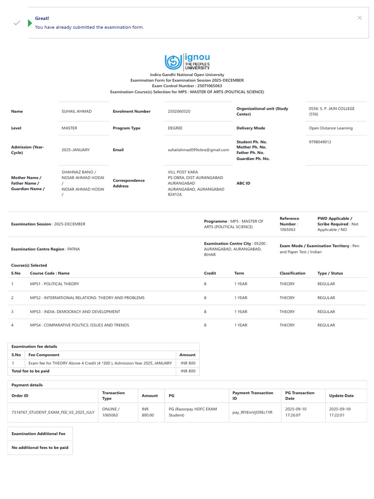 Suhail Ma Form Apply | PDF
