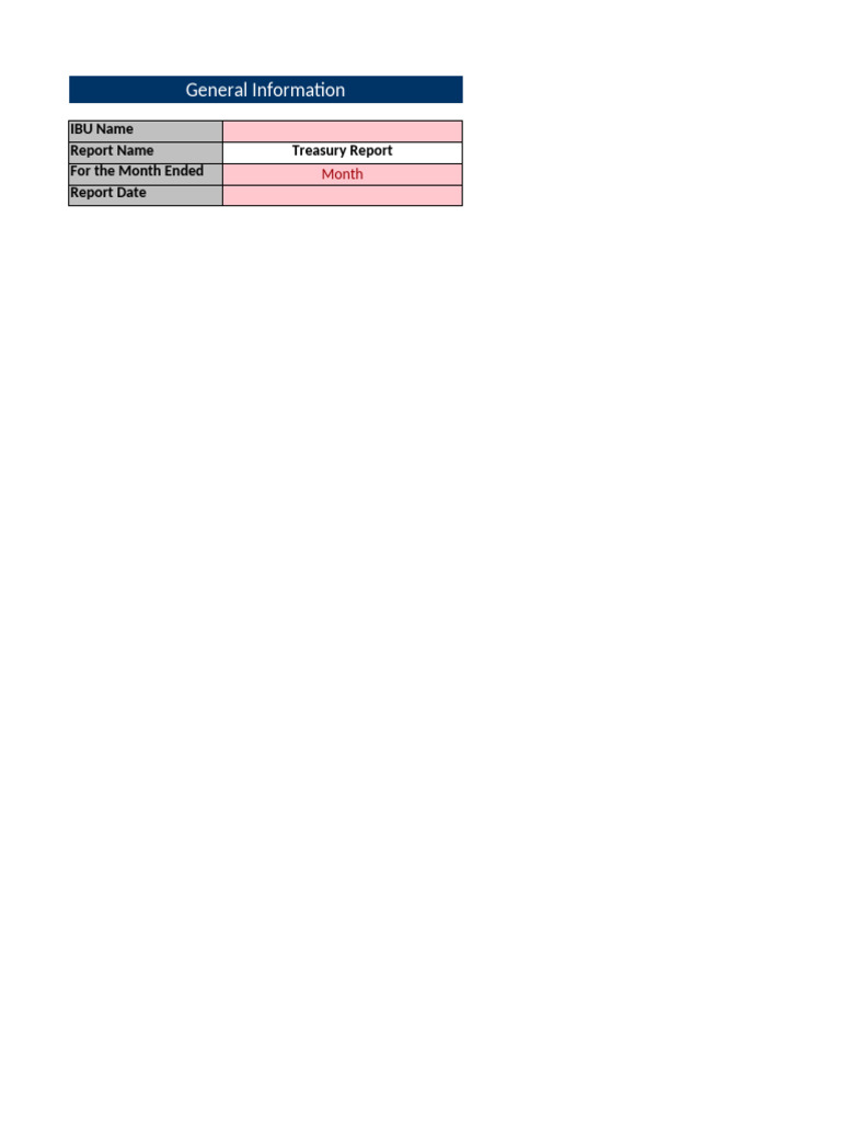 Monthly Treasury Report Overview | PDF | Derivative (Finance ...