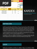 Estructura del Kardex de Inventario | PDF | Inventario