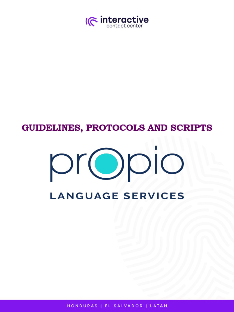 Interpreter Guidelines and Scripts | PDF | Language Interpretation ...