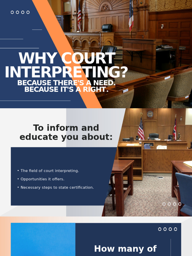 Court Interpreting: Certification Guide | PDF | Language Interpretation ...
