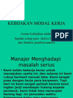 Kebijakan Modal Kerja