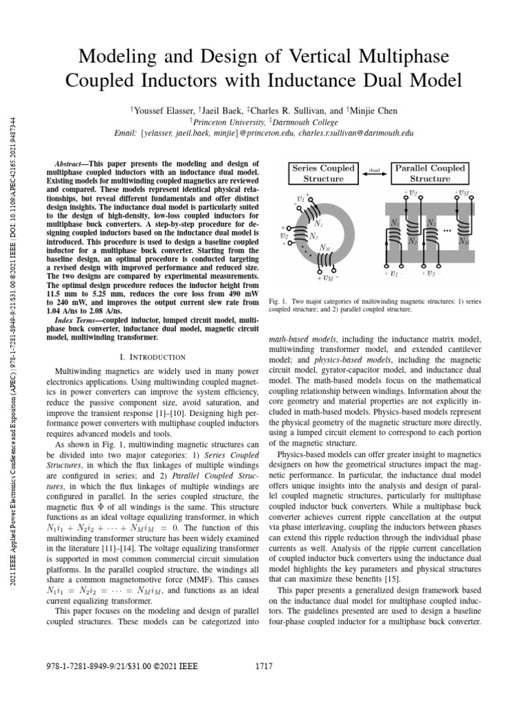 Designing High-Performance Coupled Inductors | PDF | Inductance | Inductor
