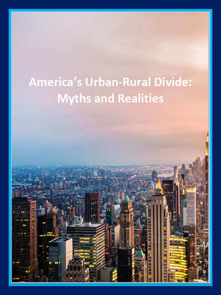 Urban-Rural Divide: Myths vs. Realities | PDF | Urban Area | Salary
