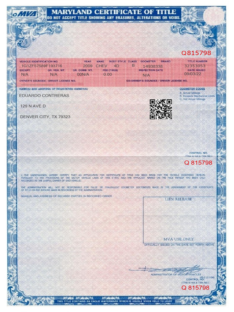 Maryland Titulo | PDF