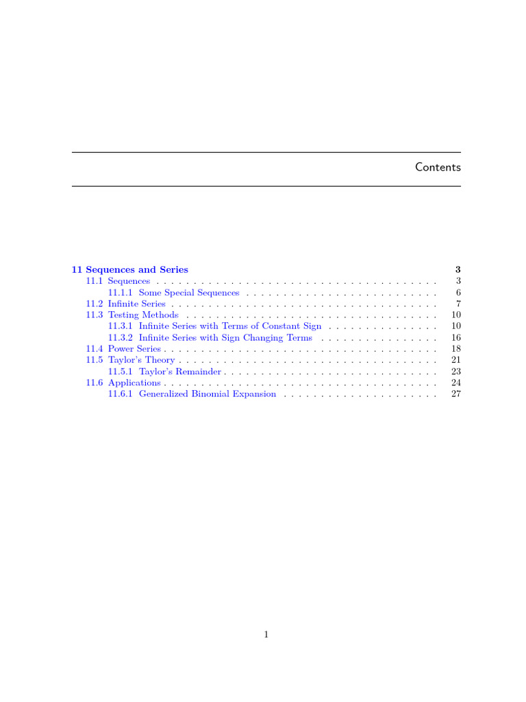 Sequences and Series Overview | PDF | Sequence | Series (Mathematics)