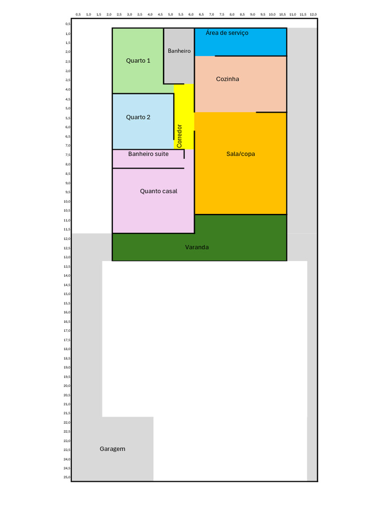 Medidas e Áreas de Ambientes Residenciais | PDF | Design de livros ...
