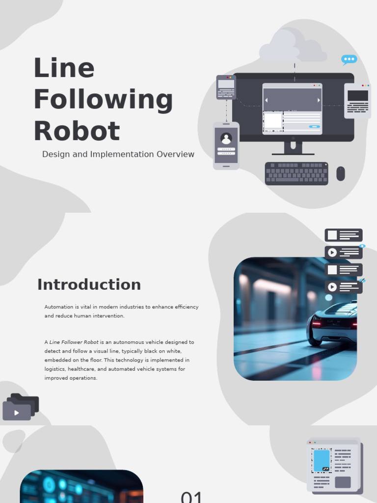 Line Follower Robot Design Overview | PDF | Automation | Robot