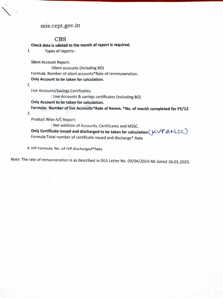 CBS Reports and Remuneration Guidelines | PDF | Service Industries ...