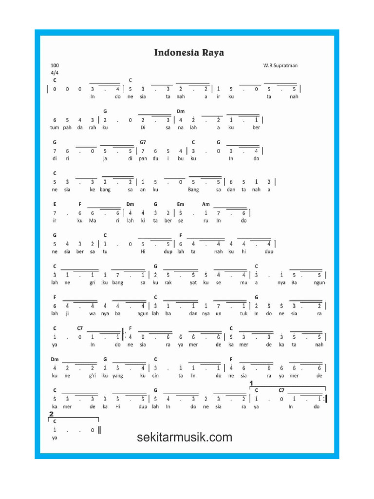 Indonesia Raya | PDF