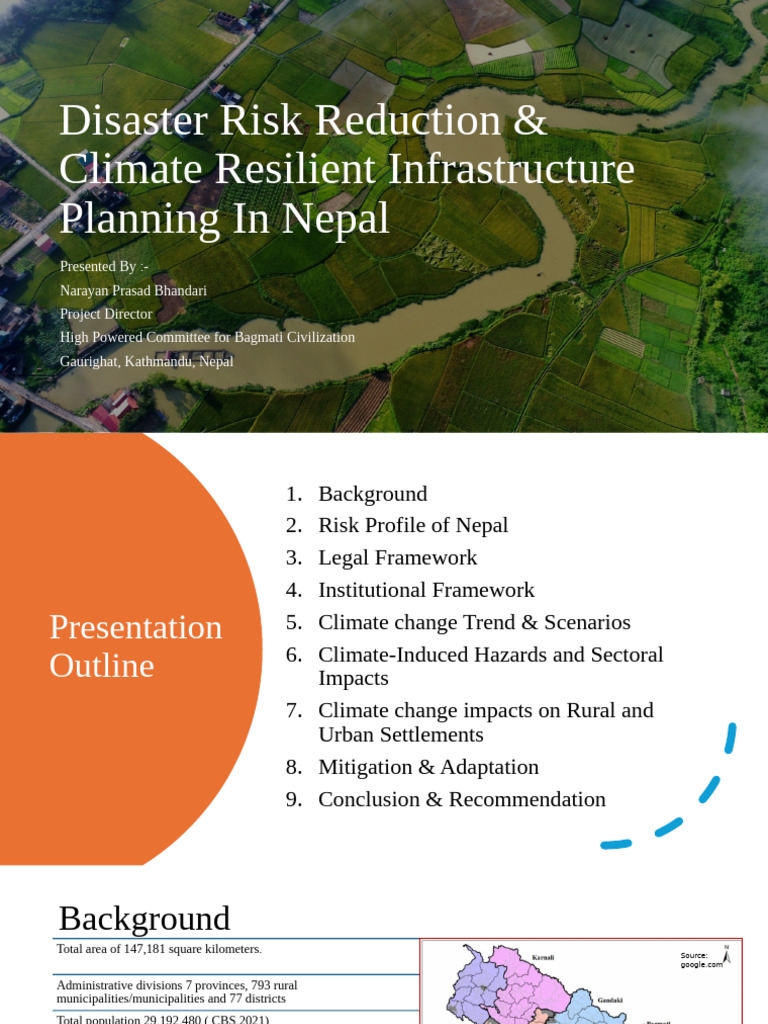 Disaster Risk Reduction & Climate Resilient Infrastructure Planning ...