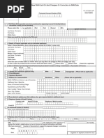 PAN Card Application Form CSF | PDF